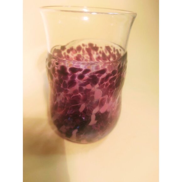 Murano Hand Blown Glass Water Tumbler/Vase 5" Tall 1960's - Picture 4 of 14